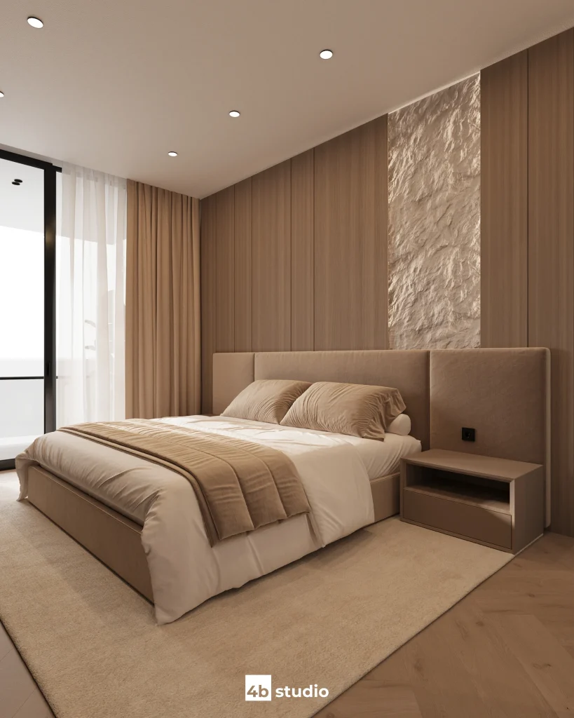 Modern full design of apartment, 2 bedrooms, 2 bathrooms, kitchen, dining area, location is in Dubai