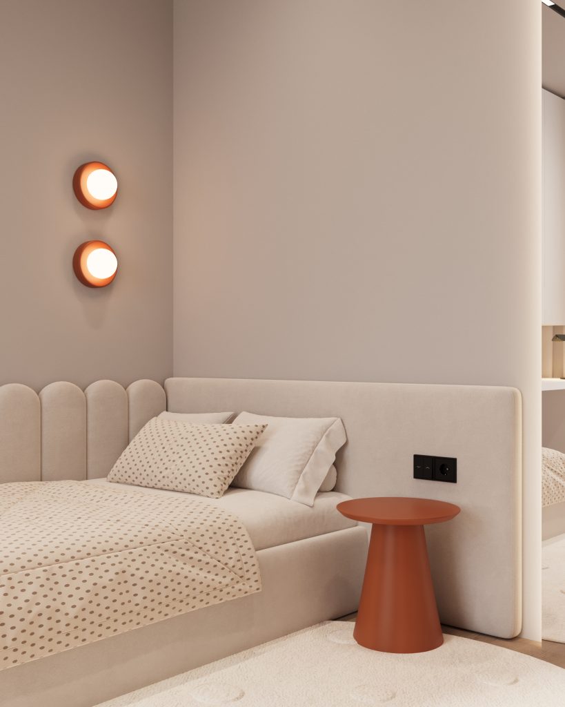 Modern full design of apartment, 2 bedrooms, 2 bathrooms, kitchen, dining area, location is in Dubai