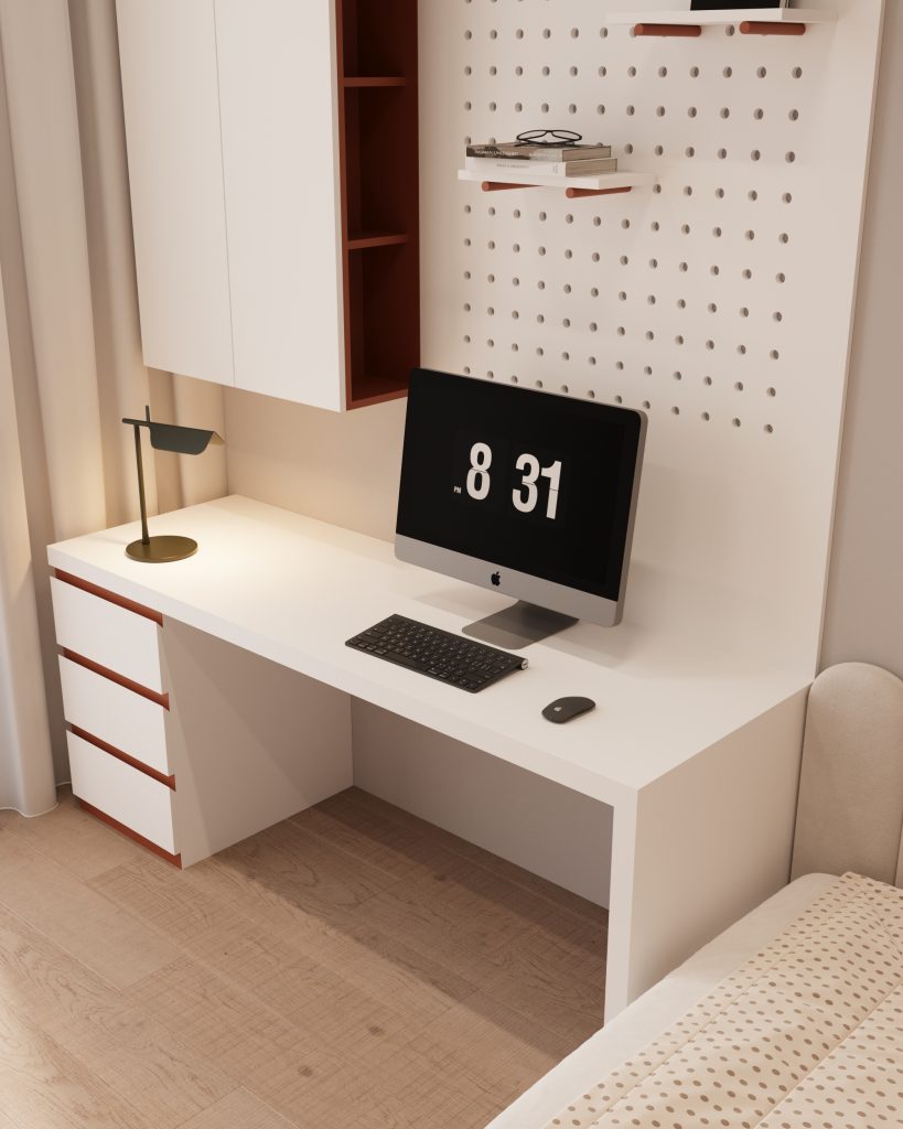 Modern full design of apartment, 2 bedrooms, 2 bathrooms, kitchen, dining area, location is in Dubai